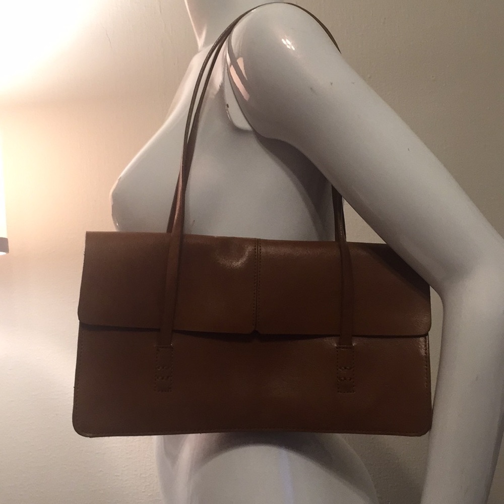 ALFANI LEATHER HANDBAG